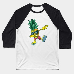 Dabbing Pineapple Sunglasses T shirt Aloha Beaches Hawaii Baseball T-Shirt